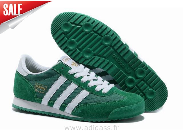 adidas dragon homme vert